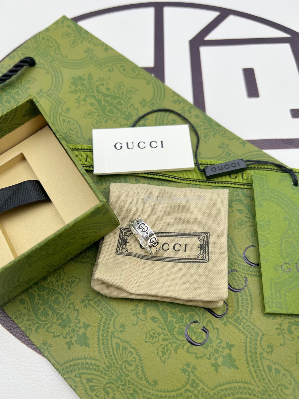 Gucci Ghost Ring In Silver (5) - www.newkick.vip